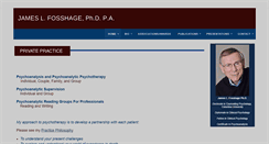 Desktop Screenshot of jamesfosshage.net